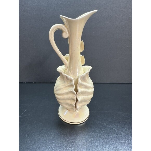 Norcrest Luminous Shell Wrapped Vase Crafted in Japan - Picture 2 of 6